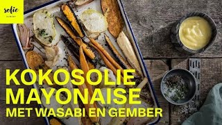 Makkelijke mayonaise met kokosolie wasabi en gember  Sofie Dumont [upl. by Wilburt]