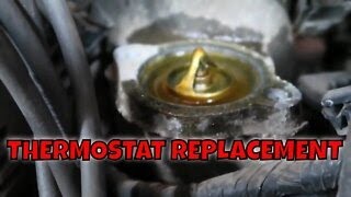 19972002 FORD F150EXPEDITION 46L THERMOSTAT REPLACEMENT [upl. by Mcmillan]