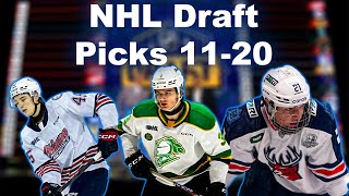 NHL Draft Rankings 1120 [upl. by Notxap427]