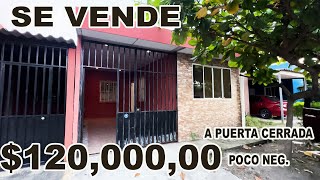 SE VENDE CASA 2 PLANTAS CIUDAD VERSALLES SAN JUAN OPICO L L  CRV EL SALVADOR A PUERTA CERRADA [upl. by Idette]