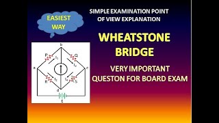 Wheatstone Bridge  Balancing condition of Wheatstone bridge [upl. by Alehtse]