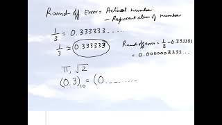 Chapter 0103 Lesson Roundoff Errors [upl. by Arlen]