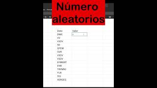 Generar números aleatorios excel nutex excelpro [upl. by Towne47]