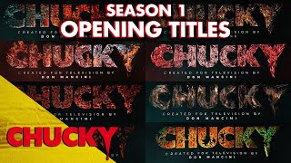 All Of The Title Sequences From Chucky Season 1  Chucky Official [upl. by Dinah]