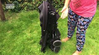 How to fold and unfold the Peg Perego Pliko Mini  MadeForMums [upl. by Idnyl]