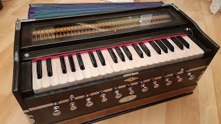 Harmonium review quotSharma Gquot model with coupler 42 keys [upl. by Kreager856]