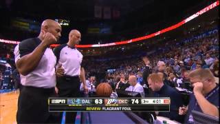 Vince Carter elbows Steven Adams Gets ejected Adams UNFAZED [upl. by Christine798]