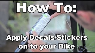 How to Apply Decals  Stickers on to your Bike [upl. by Mccutcheon276]