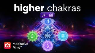 HIGHER CHAKRAS Healing Vibrations  Ocean Waves  Pineal Gland ActivationOpen Third EyeHeal Heart [upl. by Krefetz668]