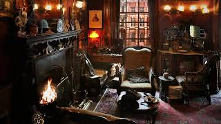 AmbienceASMR Sherlock Holmes Parlour 221B Baker Street Victorian London 4 Hours [upl. by Jenette]