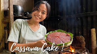 Cassava cake made from fresh ingredients No Oven Cake Bohol Philippines [upl. by Dworman]