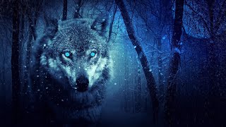 Wolves howling in the night 8 Hours of wolf sounds [upl. by Atirhs]