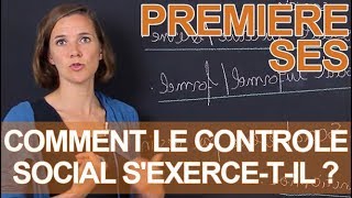 Comment le contrôle social sexercetil aujourdhui   SES  1ère  Les Bons Profs [upl. by Krauss468]