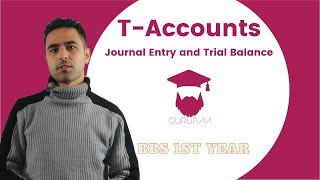 Journal Entry TAccount and Trial Balance Explained in Nepali  BBS 1st year  Accountancy [upl. by Olegnalehcim]