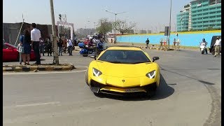 Parx Supercar Show Rally 2019 in Mumbai  Lamborghini  Ferrari  Audi  Ford Mustang GT  Many more [upl. by Klug]