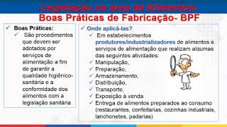 RDC 275  Legislação de Alimentos [upl. by Kingsley]