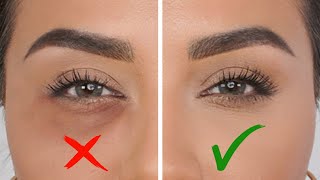 MAKEUP HACKS TO HIDE DARK UNDER EYES  NINA UBHI [upl. by Kathi]