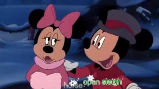 Disney Christmas Song Carol Jingle Bells with lyrics [upl. by Pelmas194]