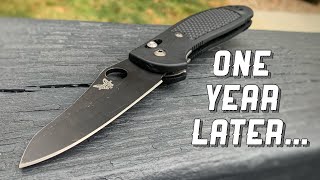 Benchmade Griptilian One Year Later [upl. by Yrocal113]