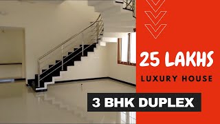 25 Lakhs Luxury Type 3 BHK Duplex House  Budget House and Villas  MMM [upl. by Yanel302]