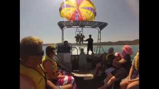 Moreton Island  GO PRO  PARASAILING [upl. by Daphie]