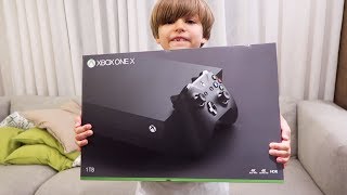 Getting New Xbox One X  4K Gaming Console [upl. by Atikcir]