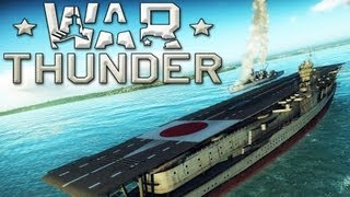 War Thunder  Tutorial 2 How to Land on an Aircraft Carrier [upl. by Honniball283]