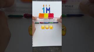 Happy Birthday 🫣🎂🥳 Drawingdayss shorts cake diy ytshorts drawing [upl. by Derfiniw84]