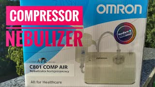 OMRON Comp Air NEC801 Compressor Nebulizer Healthcare 4K UltraHD [upl. by Alaunnoif]