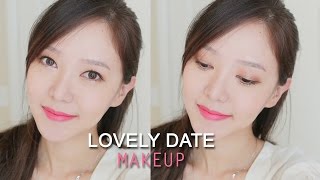 Lovely Date Makeup ♥ 데이트 메이크업 [upl. by Llennahc670]