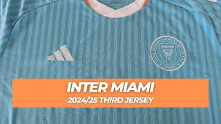 Inter Miami Third Jersey  202425 Review [upl. by Koloski]