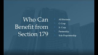 IRS Section 179 Deduction Explained  Commercial Capital Company [upl. by Eeliah]