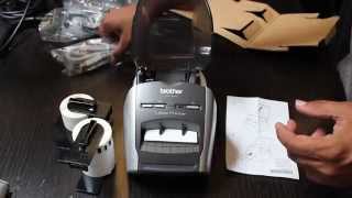 Brother QL570 Professional Label Printer Unboxing w WebPromo [upl. by Noraj751]