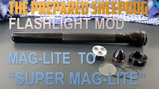 quotSuper MagLitequot How to create the ULTIMATE MAGLITE  Secret remove maglite switch with a torx wrench [upl. by Yrrol]