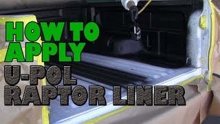 How to apply UPOL Raptor Truck Bed liner [upl. by Eisdnyl647]