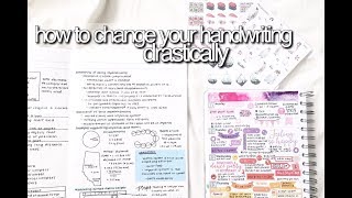 How To Change Your Handwriting  Drastically  revisign [upl. by Mungovan]