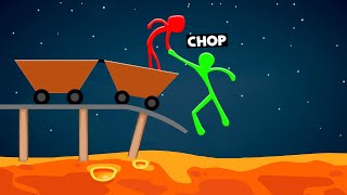 CHOP BETRAYED FROSTY WITH SUPERPOWERS STICK FIGHT [upl. by Eran402]