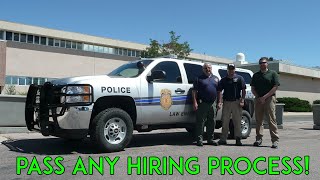 How to Pass The Police Hiring Process [upl. by Oirasec]