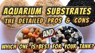 Aquarium Substrates Which One is Right For You Pros amp Cons of 9 Types of Planted Tank Soilamp Gravel [upl. by Halda]