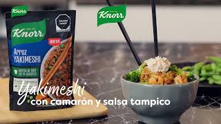 Yakimeshi con camarón y salsa Tampico [upl. by Eteragram]