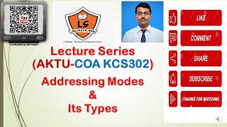 AKTU EXAM  COA302  Addressing modes and its types  Addressing Modes  COA Lecture series [upl. by Larcher135]