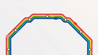 Using CREATIVE TECHNIQUES to get high scores in Mini Metro [upl. by Dnyletak750]