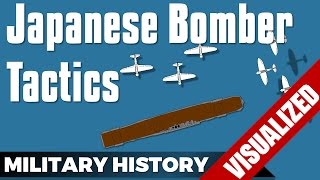 Japanese Bomber Tactics Navy World War 2 [upl. by Tteltrab]