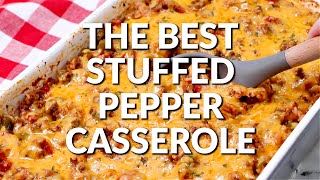 How to make Stuffed Pepper Casserole [upl. by Ahsimaj]