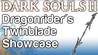 Dragonrider Twinblade Showcase  Boss Soul Weapon Guide  Dark Souls 2  WikiGameGuides [upl. by Budd30]