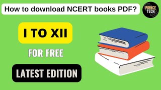 How To Download NCERT Books PDF  Free Books  PrinceTech01 [upl. by Thordia]