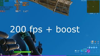 Trying the lowest 169 resolution in fortnite 1024x576 200fps boost Fortnite Season 7 [upl. by Ahcsrop]