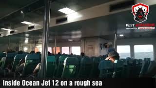 Inside Ocean Jet 12 on a rough sea condition [upl. by Trinl]