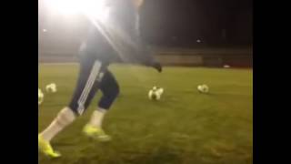 Chelseas Pysio Eva Carneiro enchant players with a superb free kick [upl. by Matuag]