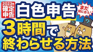 【ズボラさん必見】まだ間に合う！3時間でできる確定申告 [upl. by Scheider]